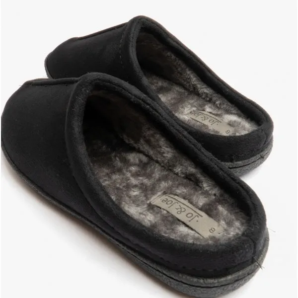 CLIFF Mens Mule Slippers Black sold by House of Slippers product image thumbnail 5