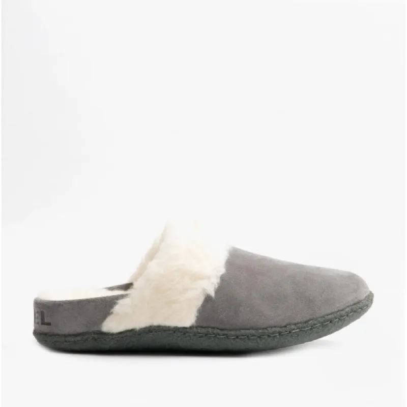 Sorel NAKISKA SLIDE II Womens Mule Slippers Quarry/Grill made by Sorel