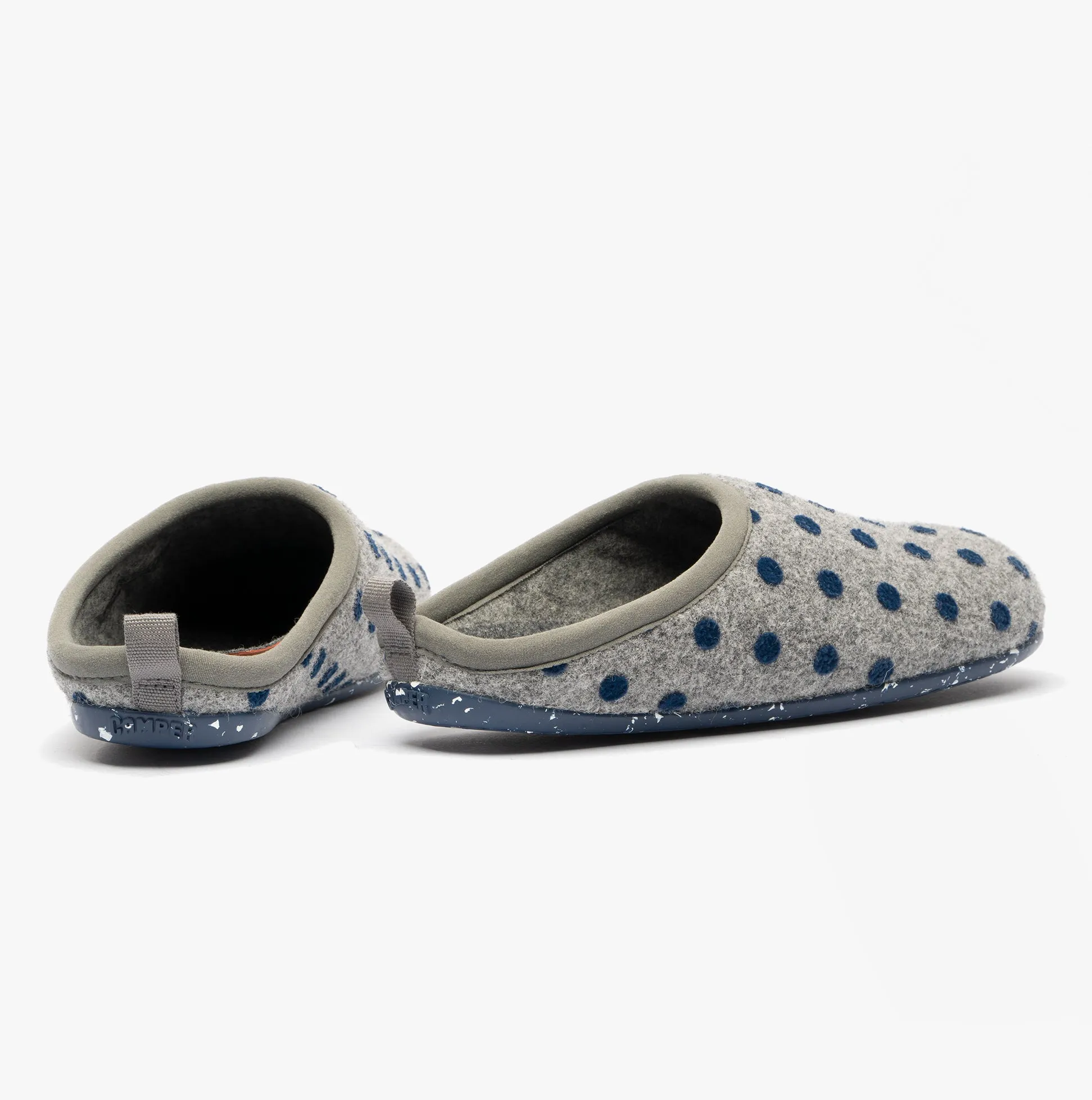 Camper WABI Womens Mule Slippers Grey/Blue sold by House of Slippers product image thumbnail 4