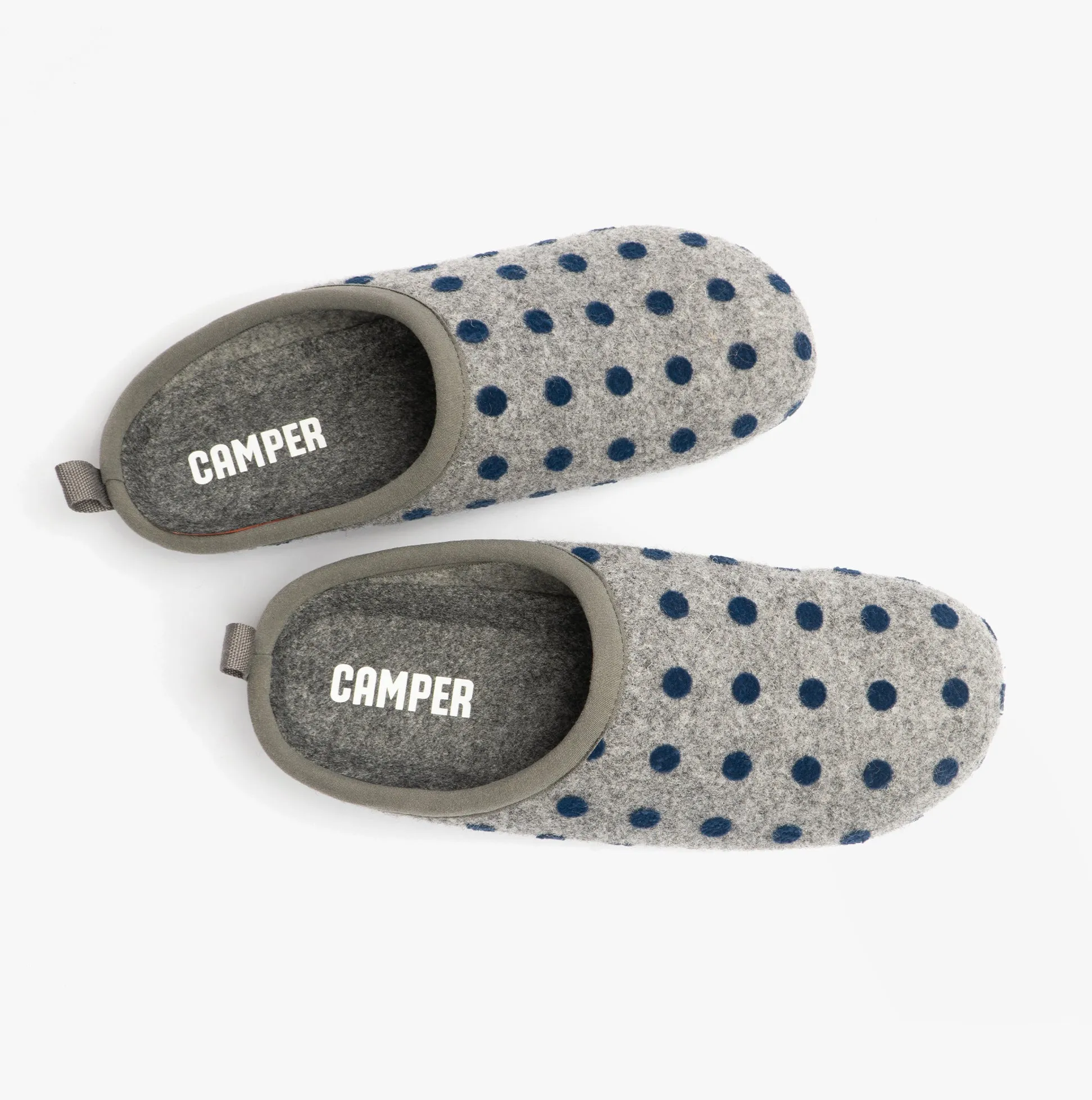 Camper WABI Womens Mule Slippers Grey/Blue sold by House of Slippers product image thumbnail 3