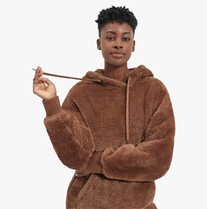 LOYRA SHERPA Womens Hoodie Cedar Bark made by UGG