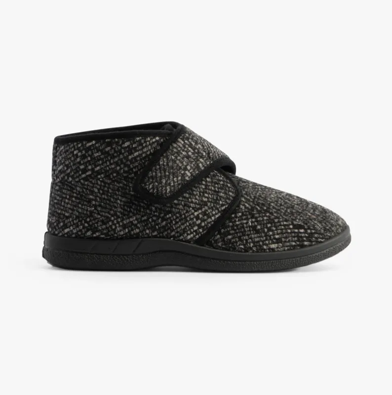 Jo & Joe BOB Mens Slippers Charcoal sold by House of Slippers