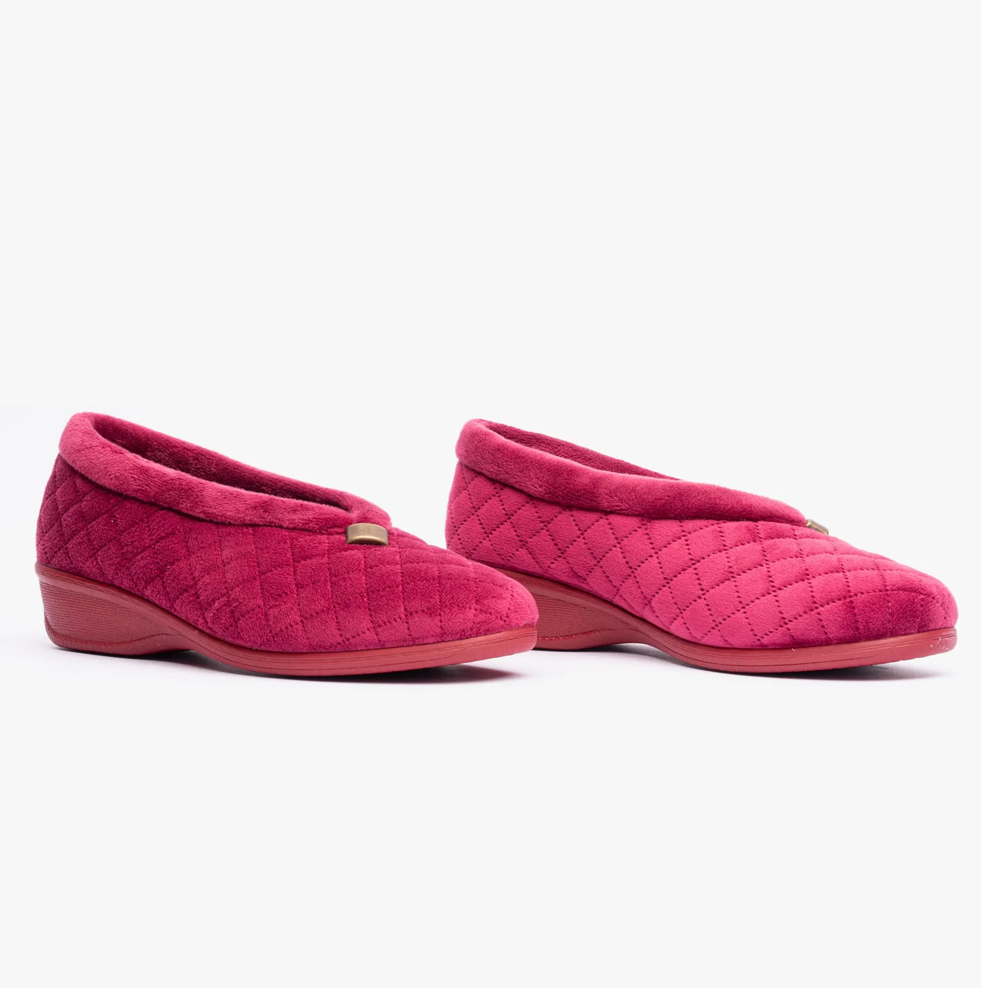 Lotus EADIE Womens Slippers Bordo sold by House of Slippers product image thumbnail 2
