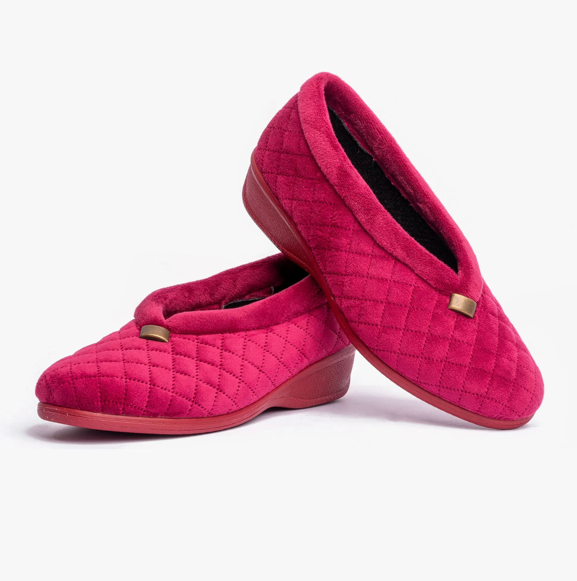 Lotus EADIE Womens Slippers Bordo sold by House of Slippers product image thumbnail 3
