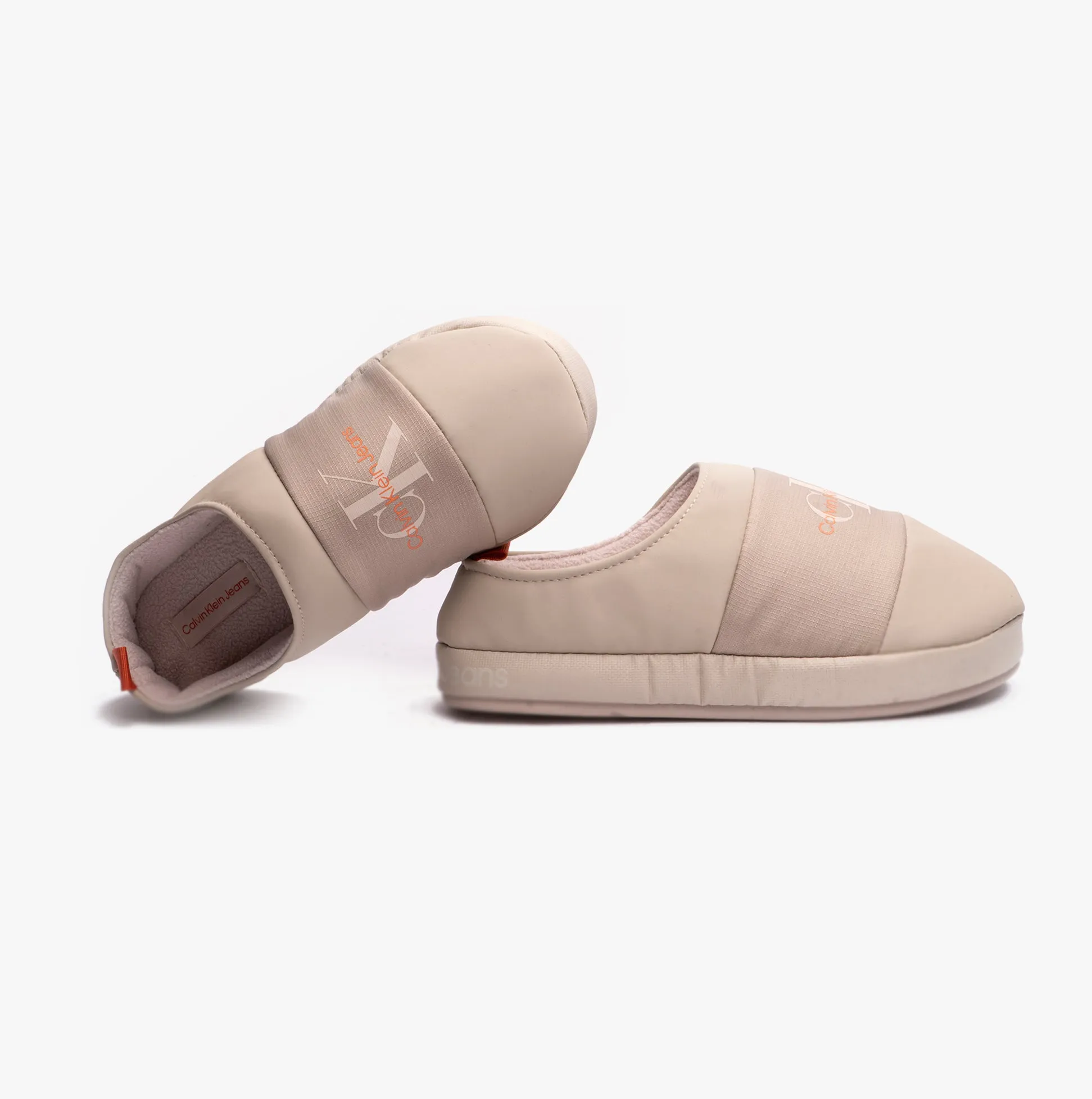 Calvin Klein HOME MONO Mens Slipper Beige sold by House of Slippers product image thumbnail 3