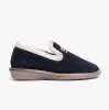 AFELPADO MARINO Womens Full Slipper Marine Blue sold by House of Slippers