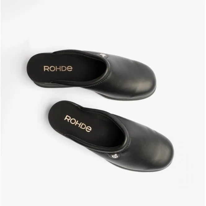 Rohde 2507-90 Womens Slippers Black sold by House of Slippers product image thumbnail 5
