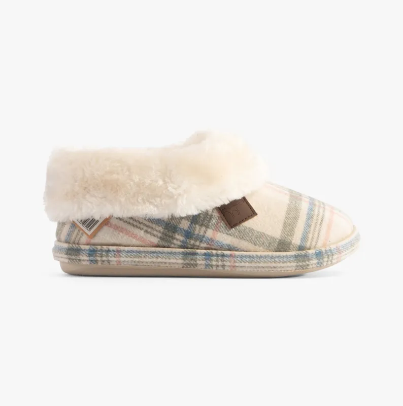 Jo & Joe GLENROYAL Womens Slippers Oatmeal sold by House of Slippers