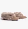 Shepherd ANNELIE Womens Sheepskin Full Slippers Stone sold by House of Slippers