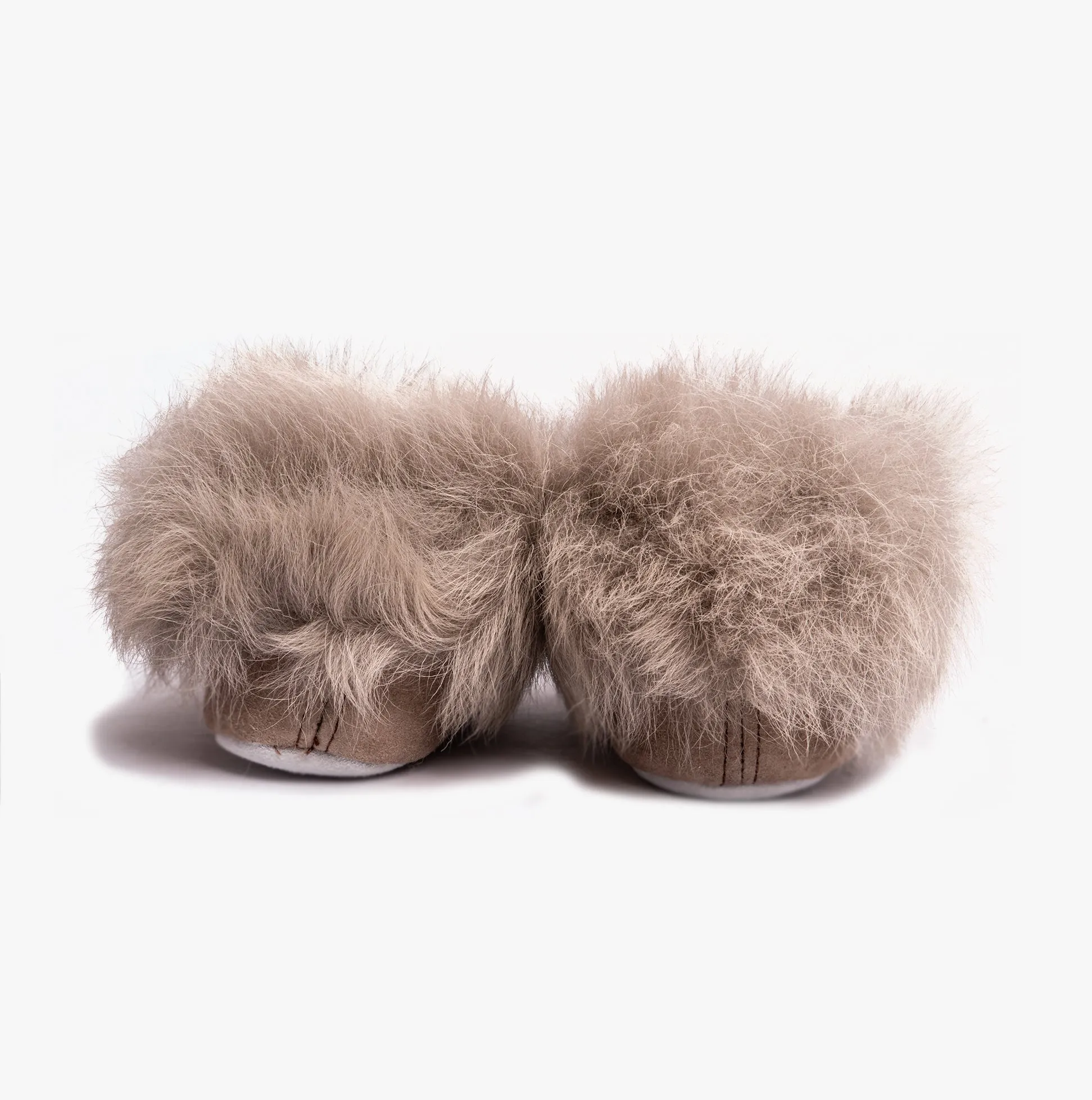 Shepherd ANNELIE Womens Sheepskin Full Slippers Stone sold by House of Slippers product image thumbnail 4