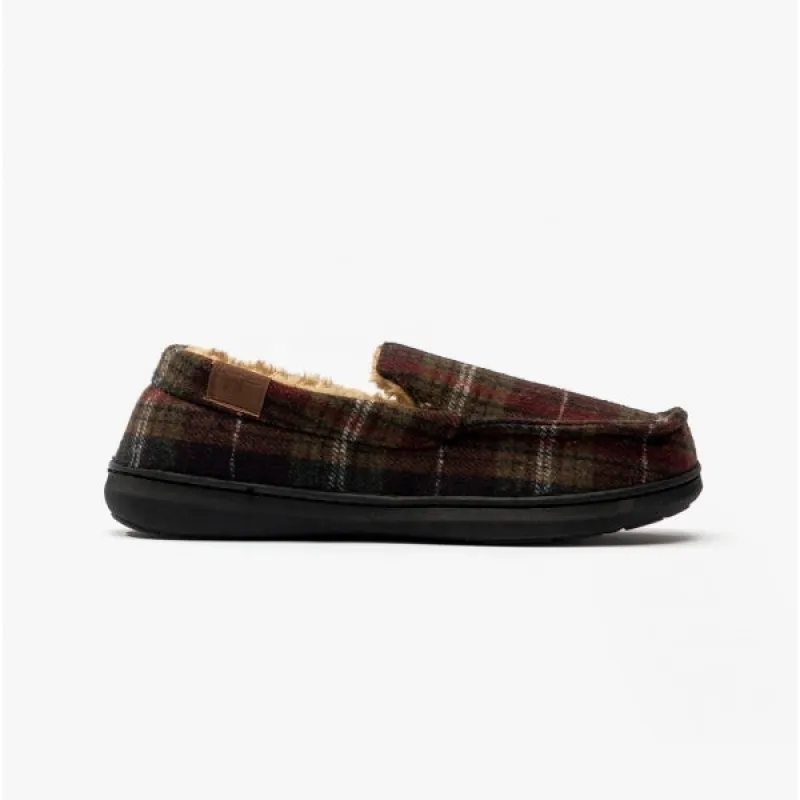 GALWAY Mens Moccasin Slippers Brown sold by House of Slippers
