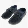 Jo & Joe DAVID Mens Touch Fasten Slippers Navy sold by House of Slippers