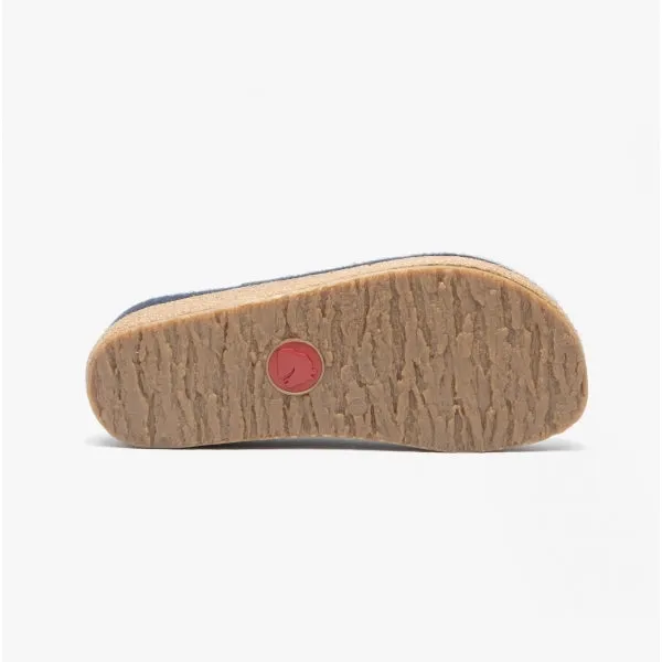 Haflinger CUORICINI Womens Slippers Navy sold by House of Slippers product image thumbnail 3