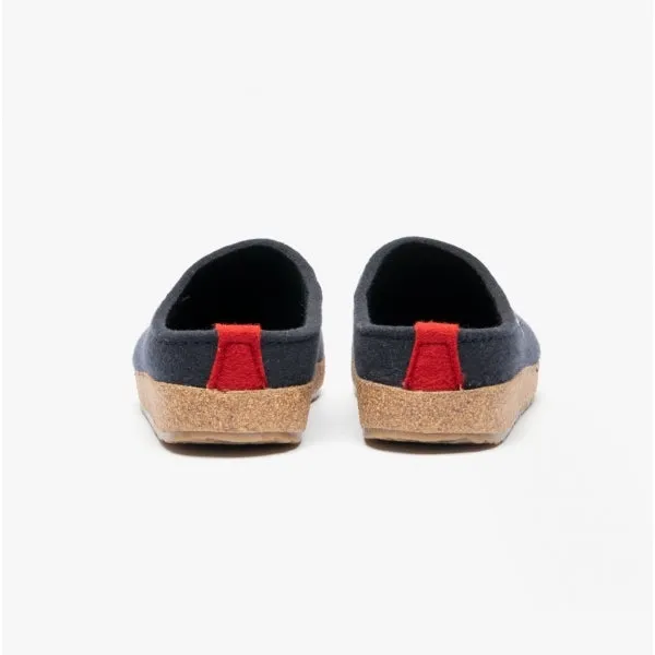 Haflinger CUORICINI Womens Slippers Navy sold by House of Slippers product image thumbnail 4