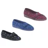 Comfylux DIANA Womens Full Slippers Blue sold by House of Slippers