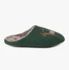 Totes Isotoner NOVELTY Mens Mule Slippers Green sold by House of Slippers