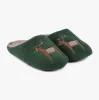 Totes Isotoner NOVELTY Mens Mule Slippers Green sold by House of Slippers