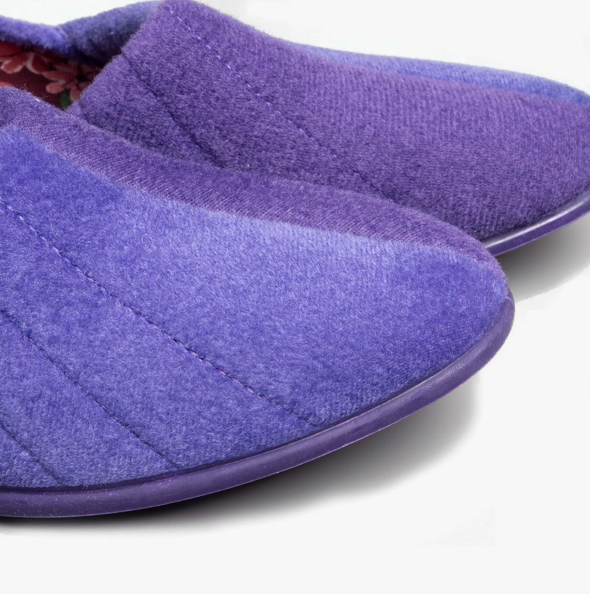 AUDREY Womens Slippers Lilac sold by House of Slippers product image thumbnail 4