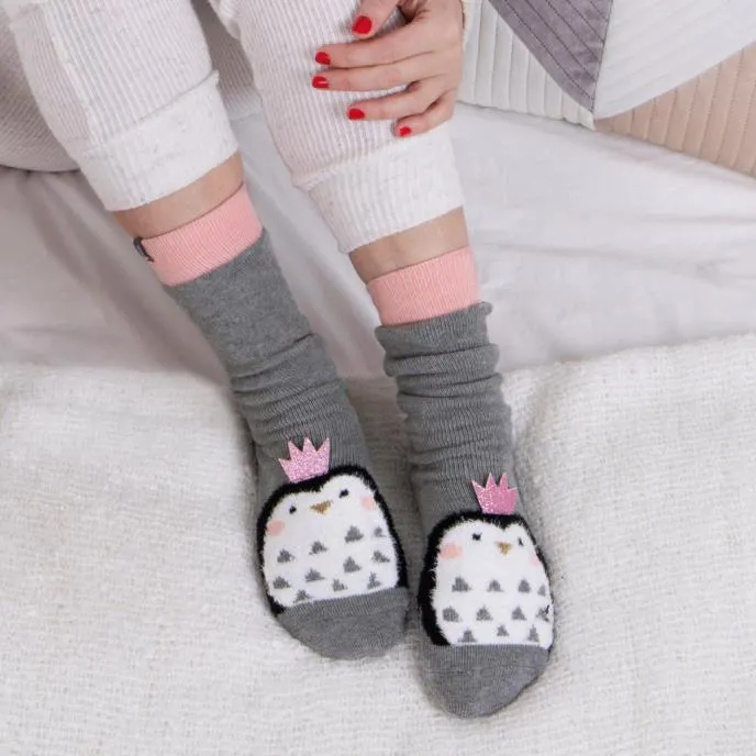 SINGLE ORIGINAL Slipper Socks Womens Socks Penguin sold by House of Slippers