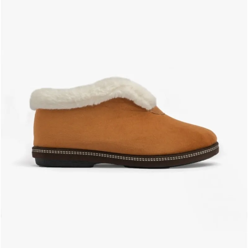 Lotus GRACE Womens Slippers Chestnut made by House of Slippers