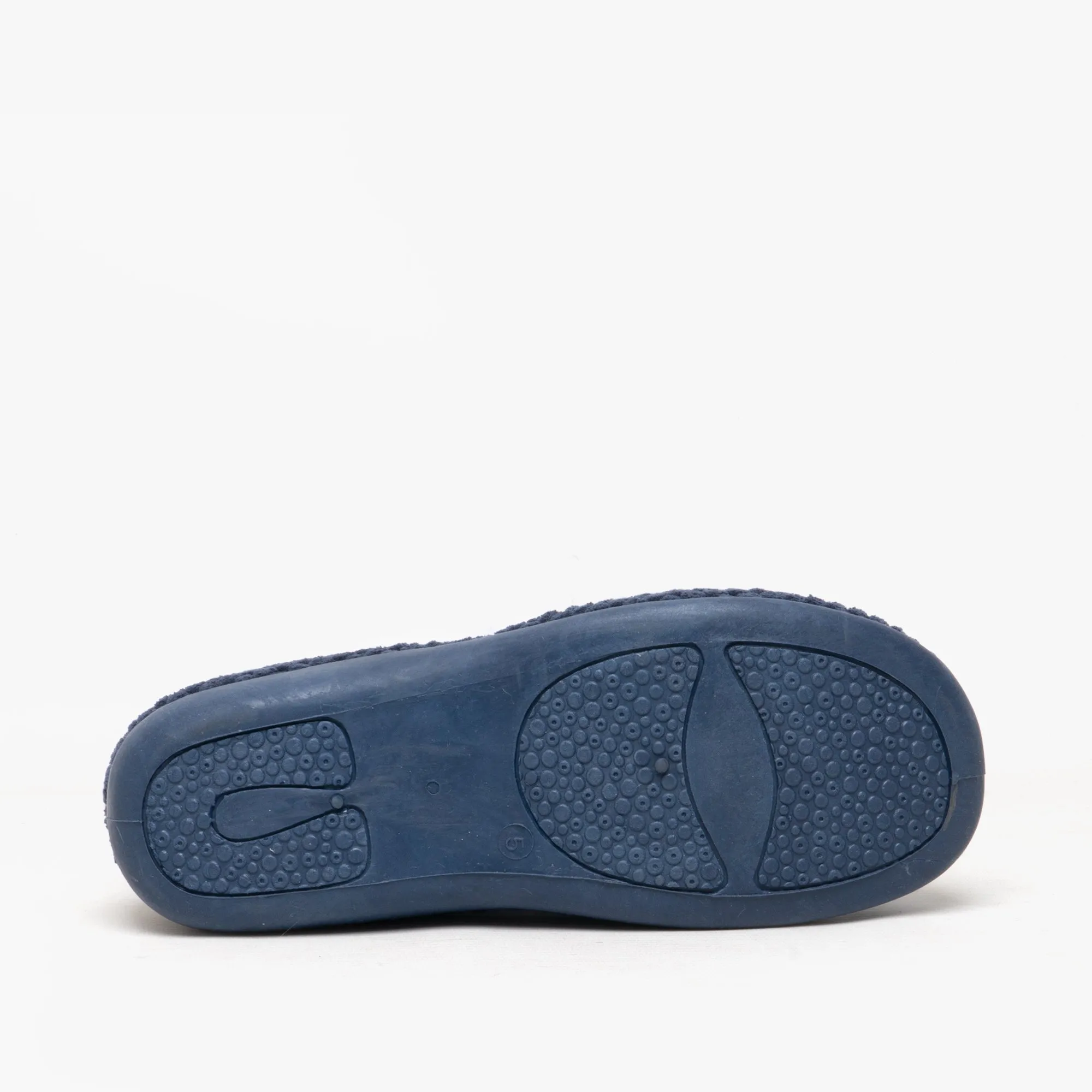 HOS Comfort CARA Womens Knit Slippers Navy sold by House of Slippers product image thumbnail 3