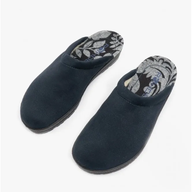 2291-50 Womens Mule Slippers Blue sold by House of Slippers product image thumbnail 4