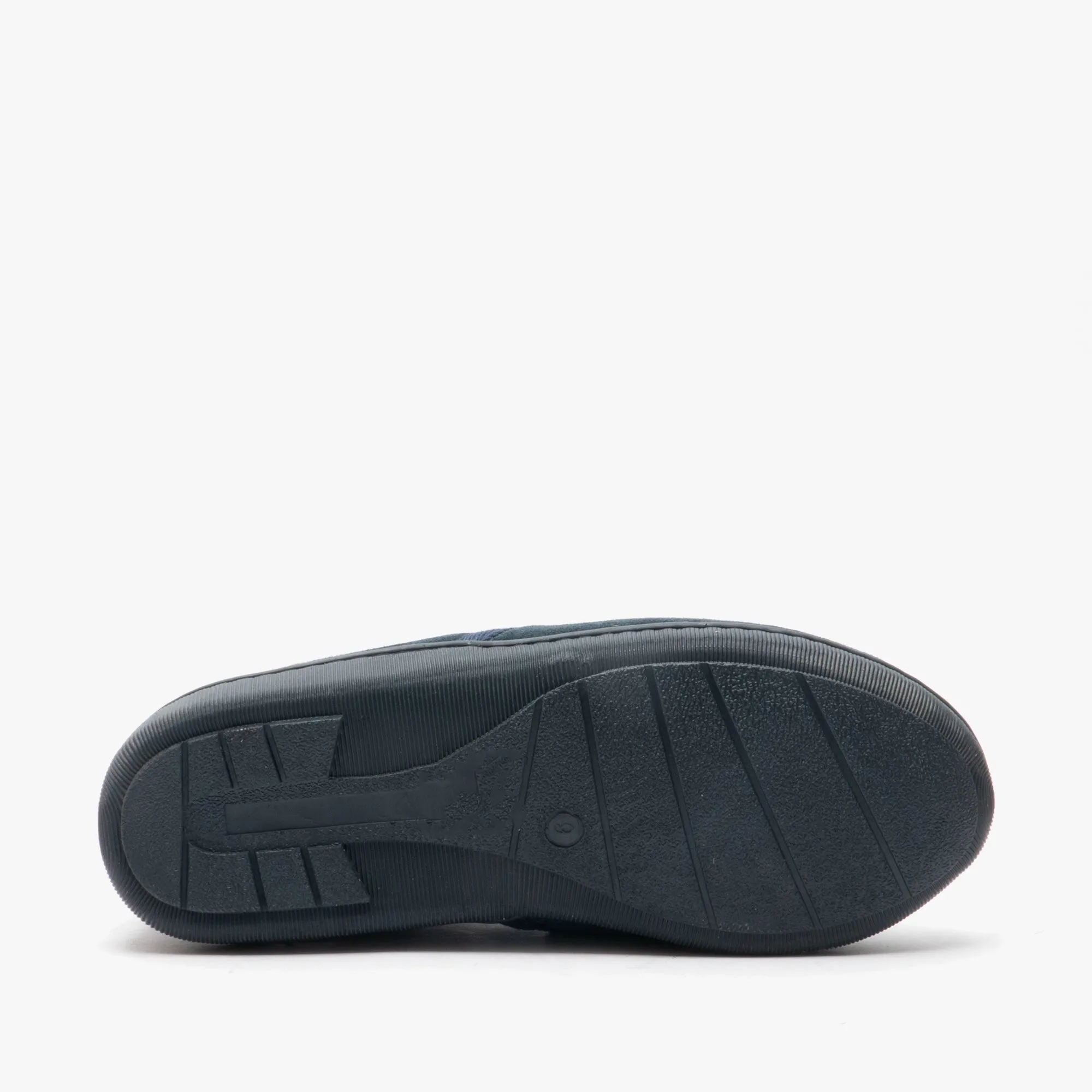 Hush Puppies ARNOLD Mens Suede Full Slippers Navy sold by House of Slippers product image thumbnail 3