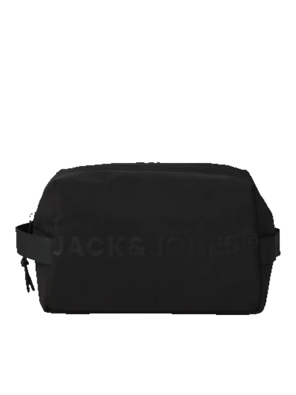 Jack & Jones NORTH Mens Toiletry Bag Black sold by House of Slippers