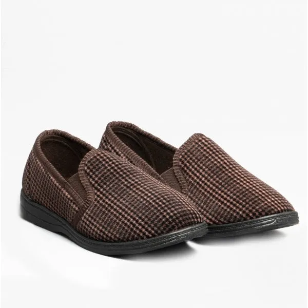 Mirak HIGHBURY Mens Slippers Brown sold by House of Slippers product image thumbnail 2