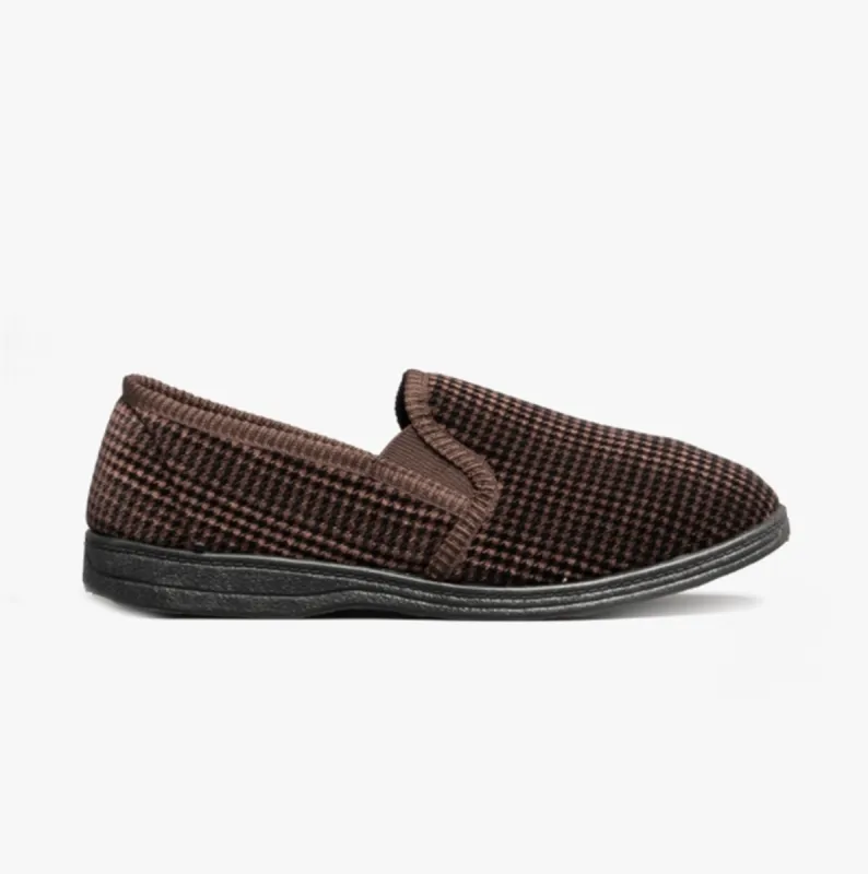 Mirak HIGHBURY Mens Slippers Brown sold by House of Slippers