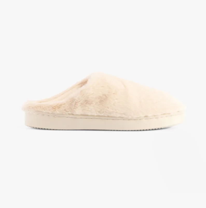 Jo & Joe CANDICE Womens Slippers Cream sold by House of Slippers
