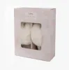 TEXTURED FAUX FUR MULE Slippers Womens Cream sold by House of Slippers