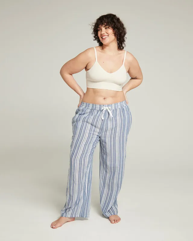 The TENCEL™ Seamless Bralette - White Sand sold by Nudea