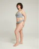 The TENCEL™ Seamless High Leg Brief - Storm Grey sold by Nudea