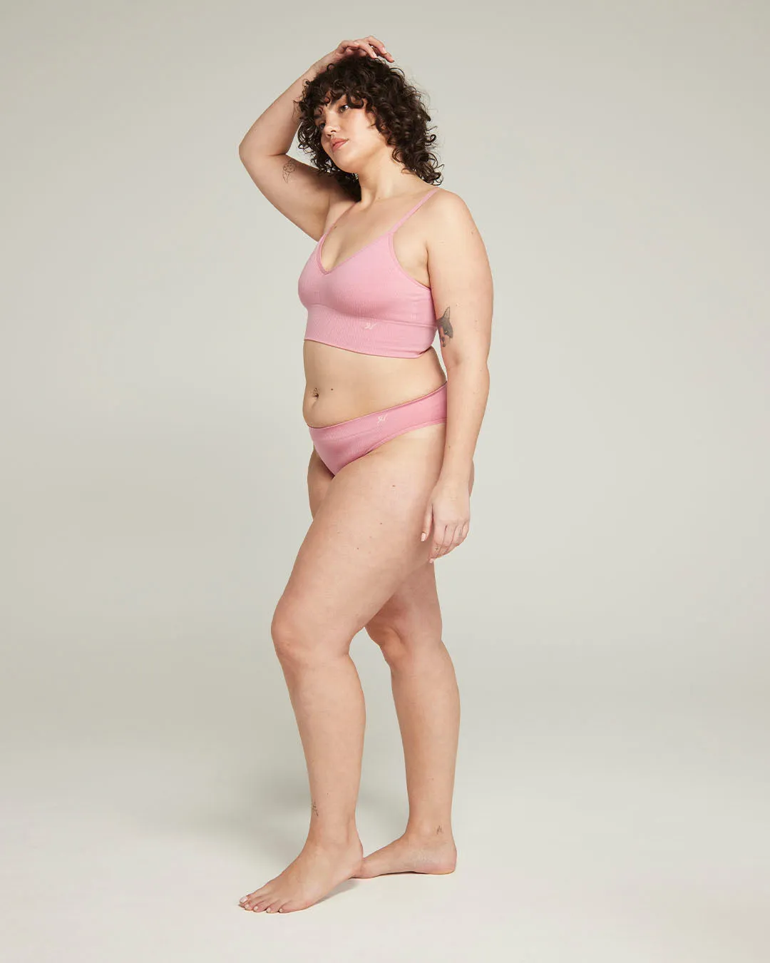 The TENCEL™ High Leg Brief - Rose Pink sold by Nudea product image thumbnail 4