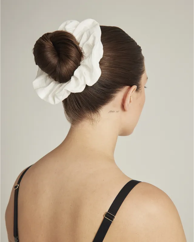 The Scrunchie - Cotton White sold by Nudea