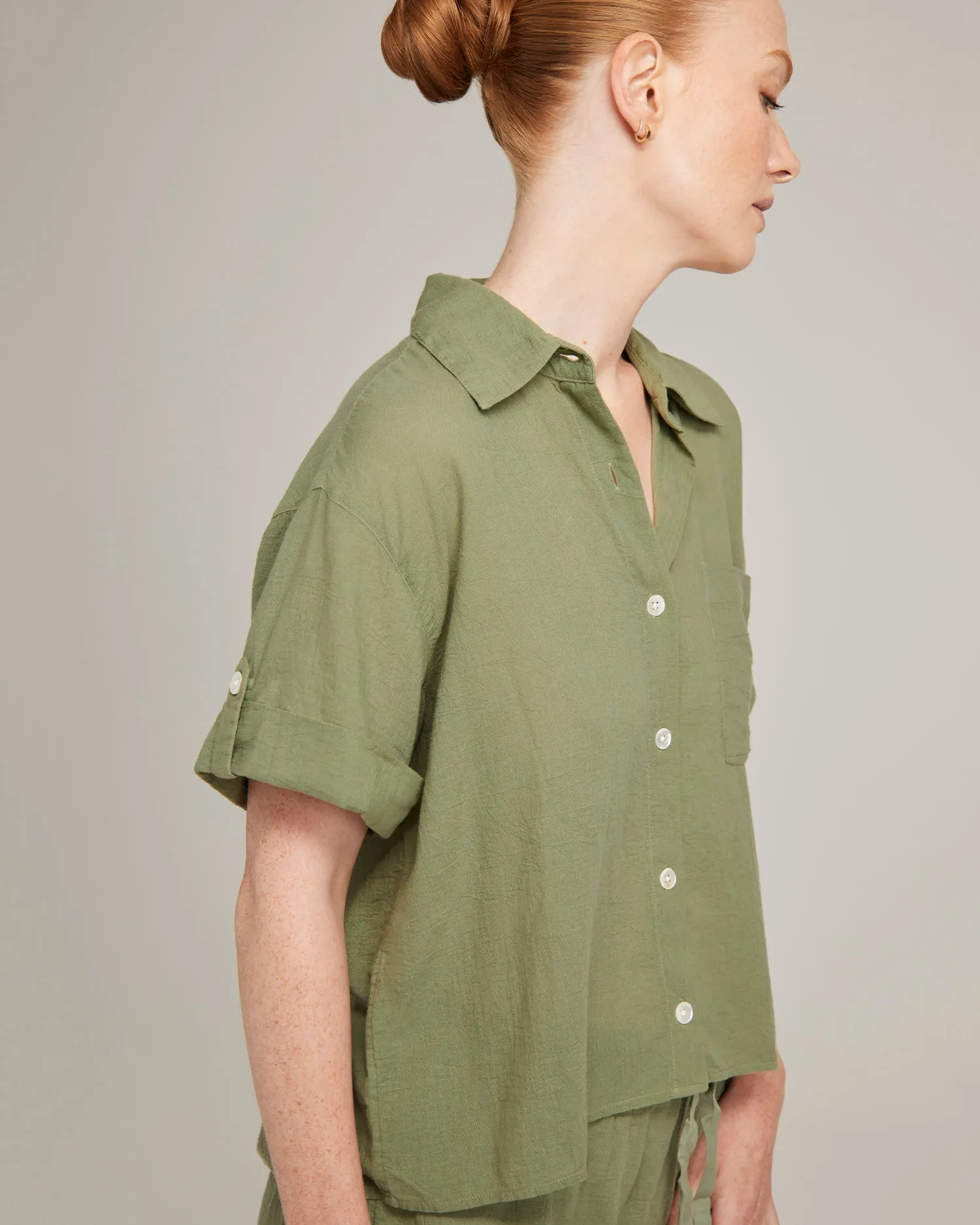 The Short Sleeve Shirt - Rosemary sold by Nudea product image thumbnail 2