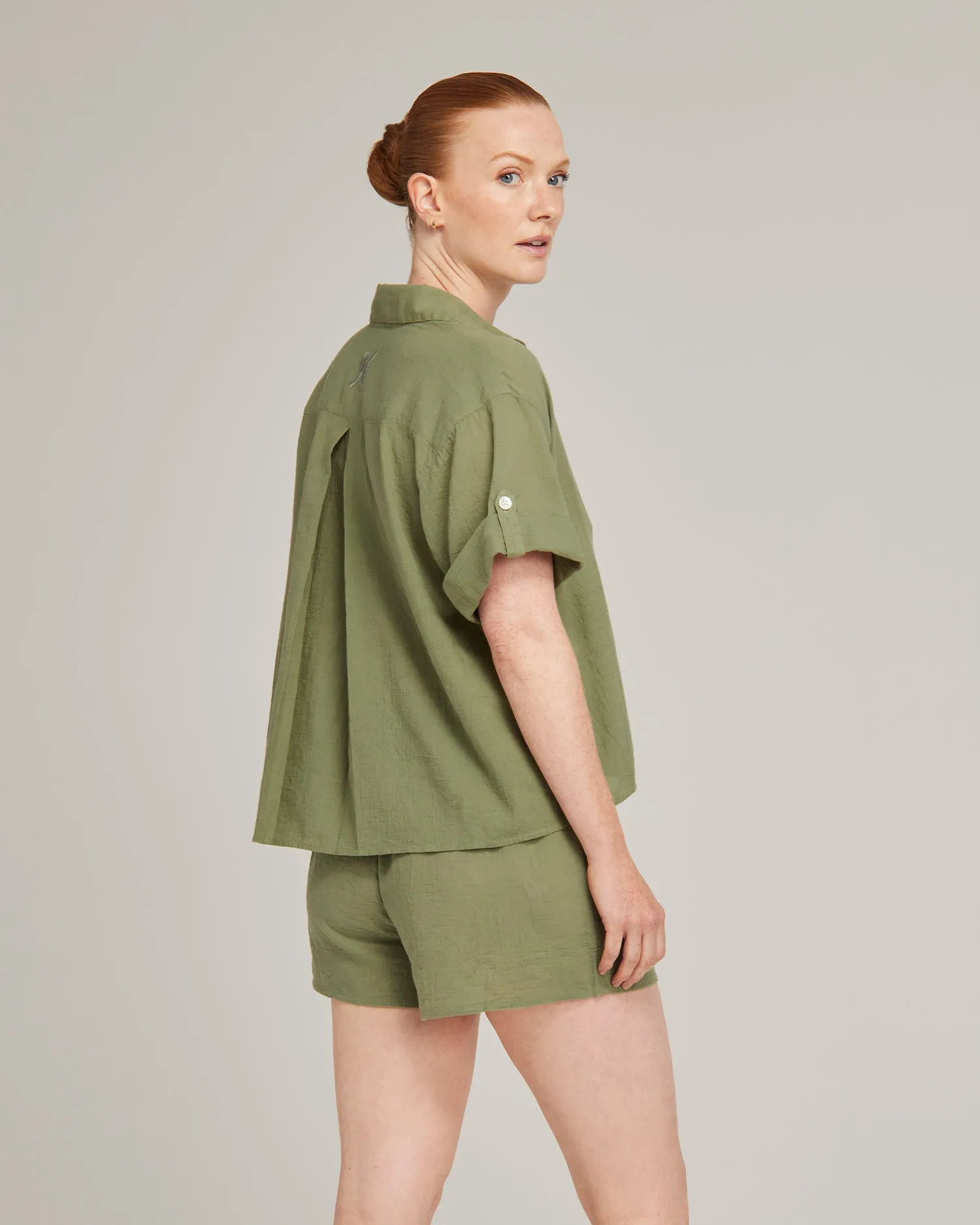 The Short Sleeve Shirt - Rosemary sold by Nudea product image thumbnail 4