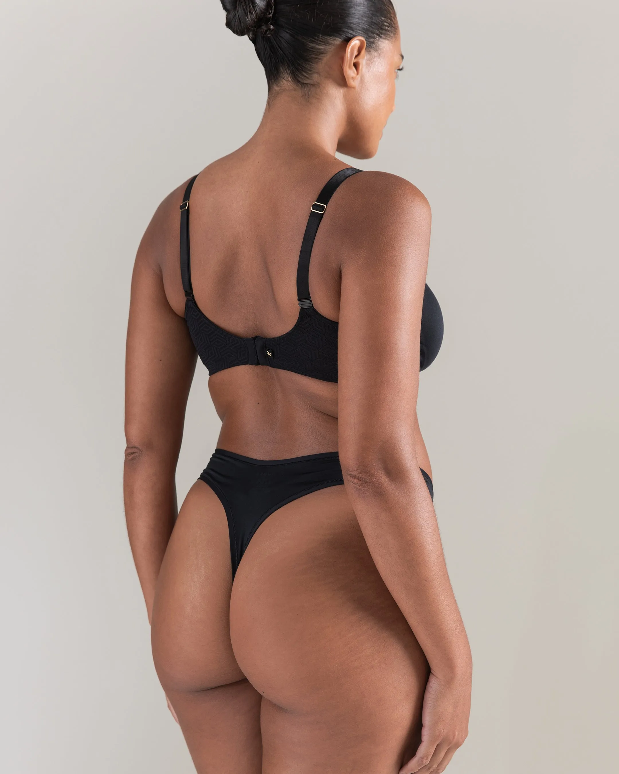 The Dipped Thong - Black sold by Nudea product image thumbnail 2