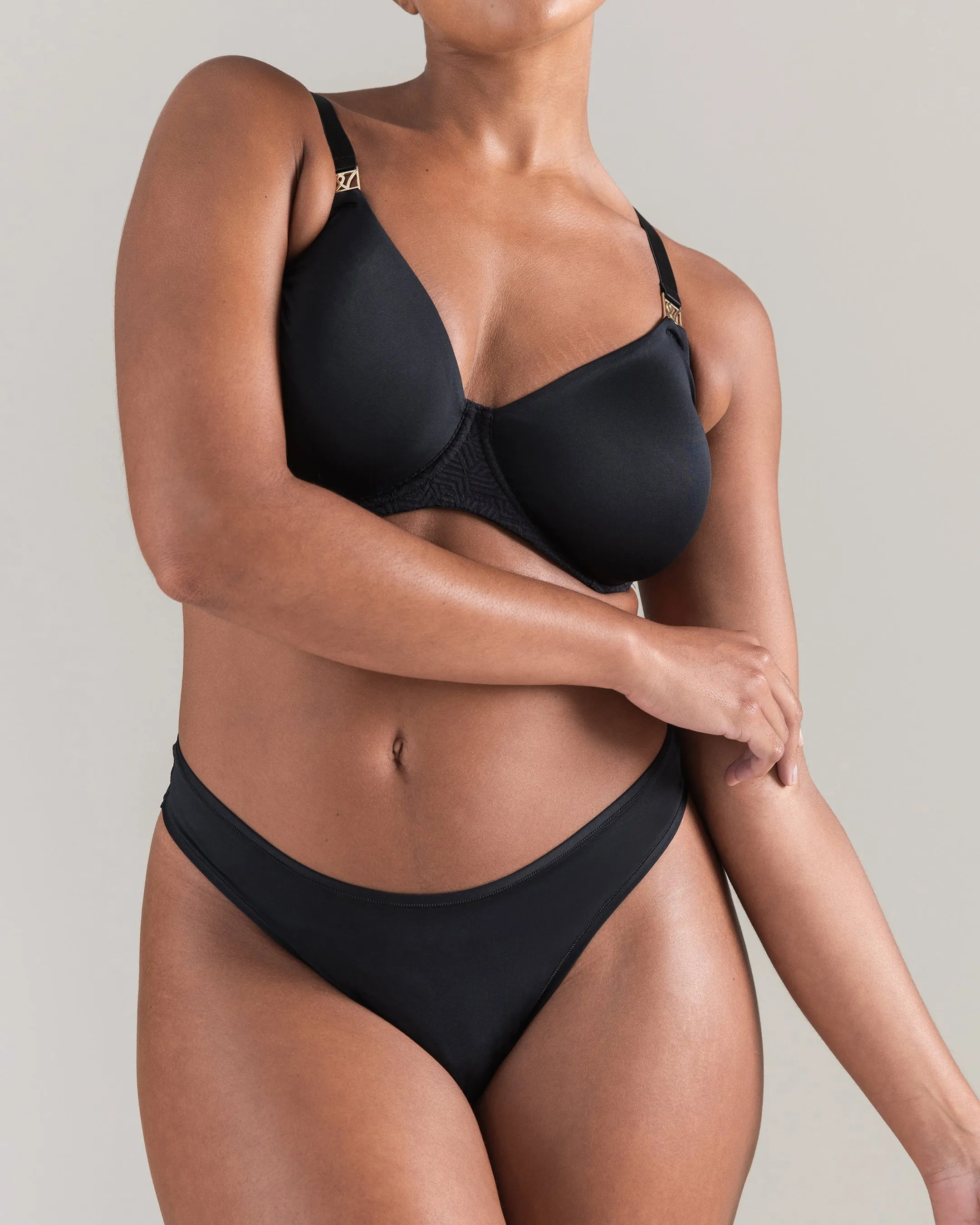 The Dipped Thong - Black sold by Nudea product image thumbnail 3