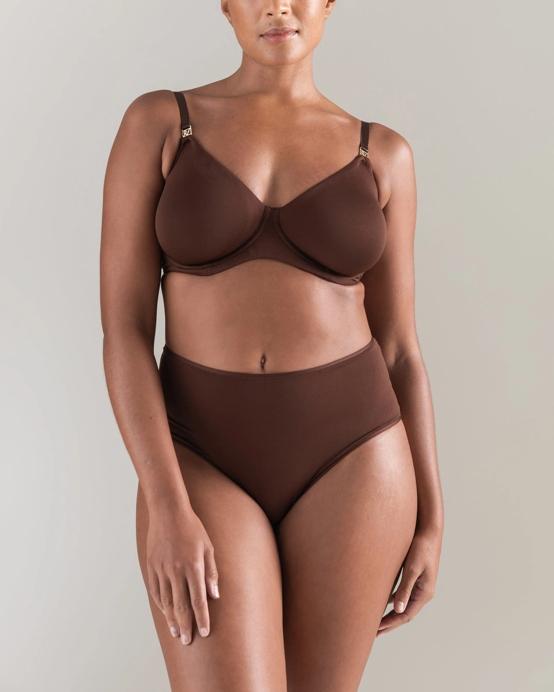 The High Waisted Brief - Bare 07 sold by Nudea