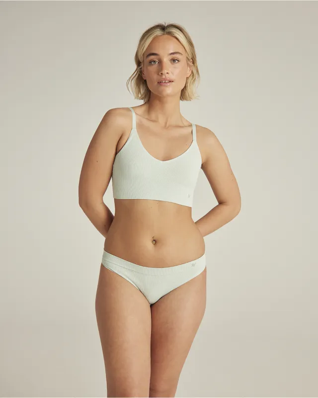 The Form Seamless Bralette 2 Pack - Mint & Sky sold by Nudea