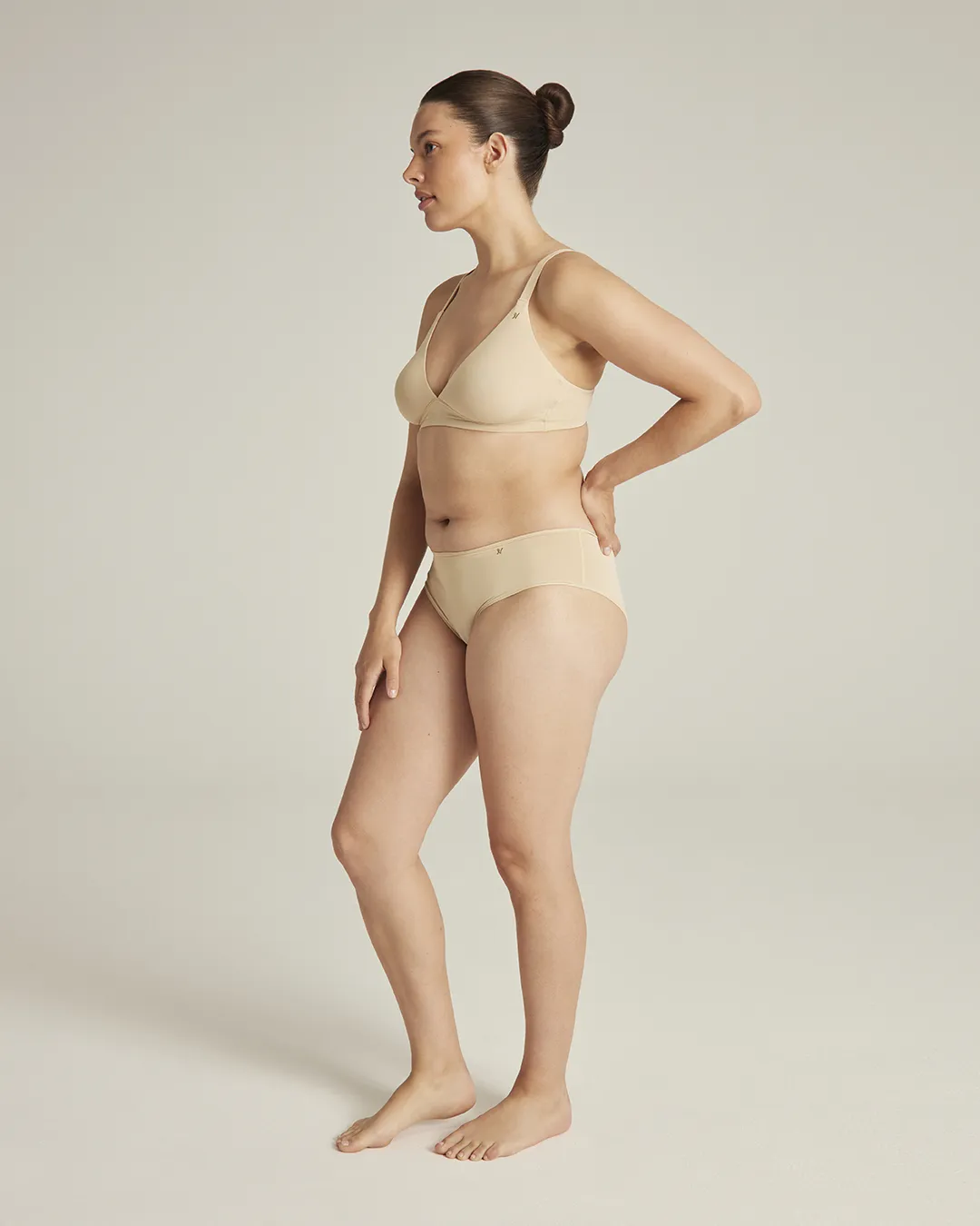 The Stretch Mid Rise Bikini Brief - Bare 01 sold by Nudea product image thumbnail 2