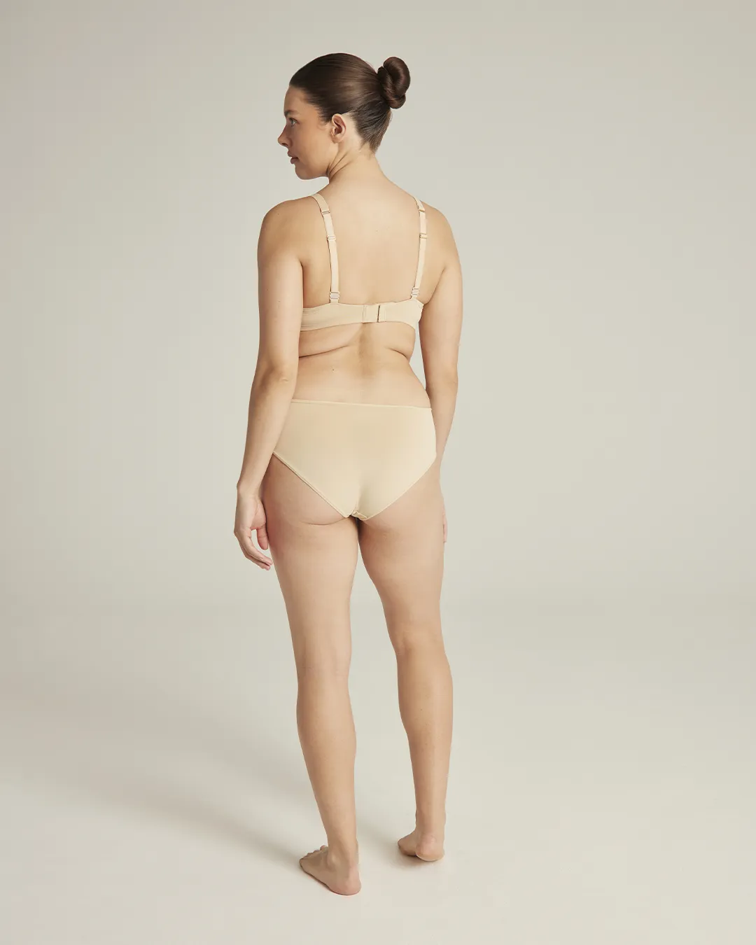 The Stretch Mid Rise Bikini Brief - Bare 01 sold by Nudea product image thumbnail 3