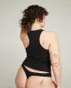 The Organic Cotton Classic Vest - Black sold by Nudea
