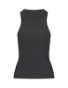 The Organic Cotton Classic Vest - Black sold by Nudea
