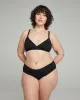 The Organic Cotton Easy Does It Bralette - Black sold by Nudea