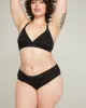 The Organic Cotton Easy Does It Bralette - Black sold by Nudea