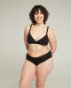 The Organic Cotton Easy Does It Bralette - Black sold by Nudea