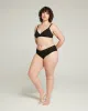 The Organic Cotton Midi Brief 3 Pack - Black sold by Nudea